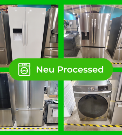 #1571 Liquidation Half Truckload of 16 Neu Processed Appliances in Texas