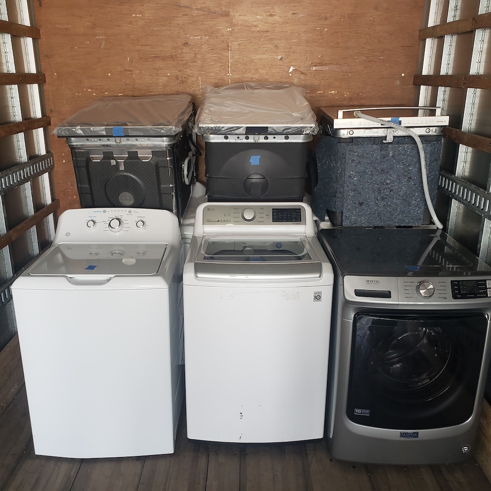 example pictures of More Scratch and Dent Appliances from this wholesale program.