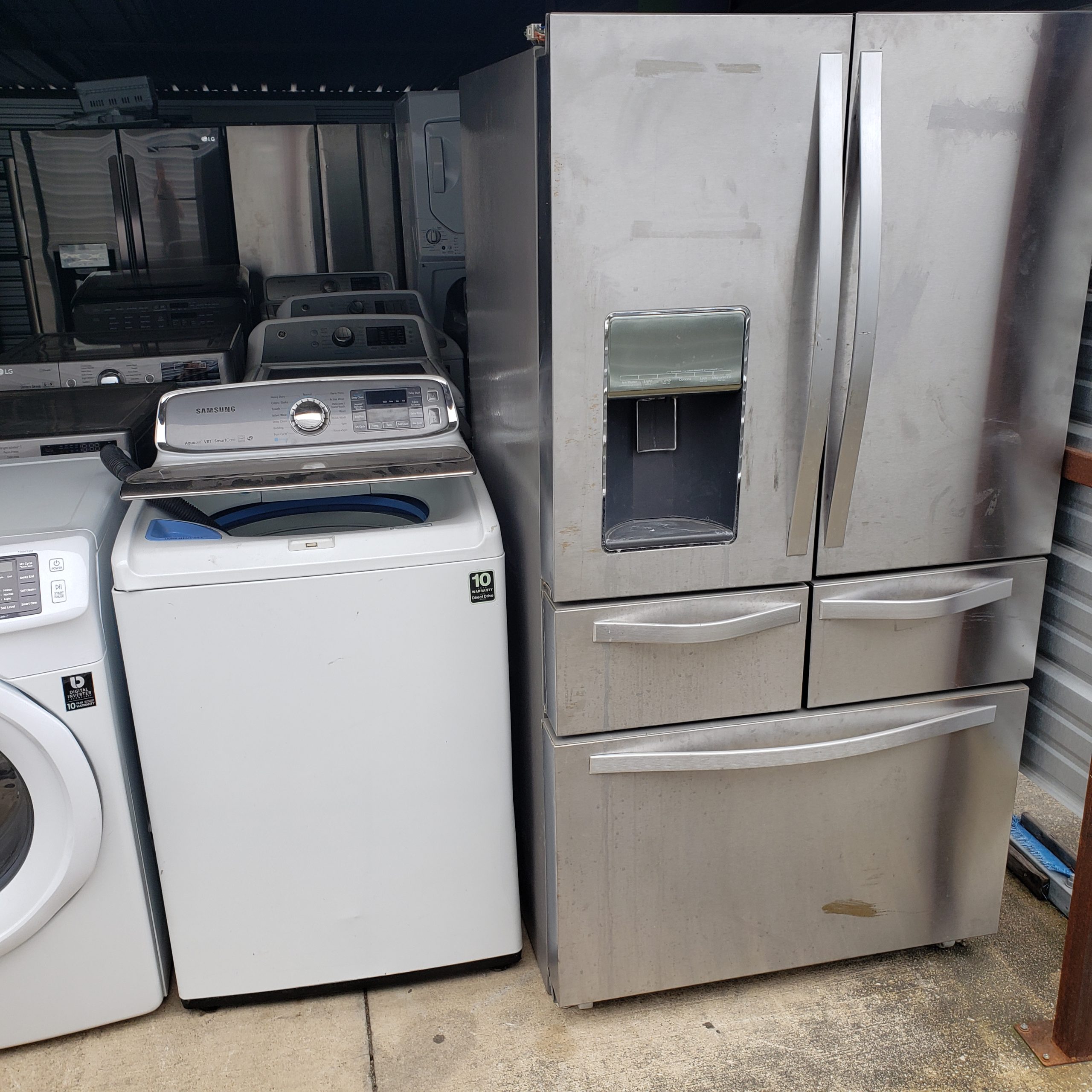 pictures of Salvage Appliances that Ship out of Austin, Tx.
