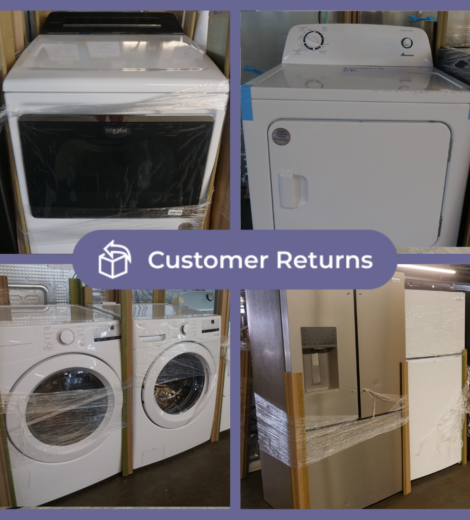 #871 Liquidation Half Truckload of 27 Customer Return Kitchen and Laundry Appliances South Carolina