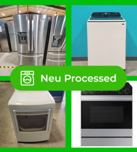#1573 Liquidation Full Truckload of 55 Neu Processed Appliances in Texas