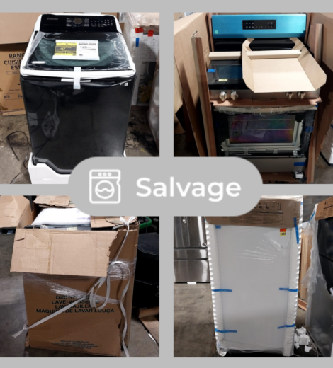 #1482 Liquidation Full Truckload of 55 Salvage Appliances in South Carolina - Saco