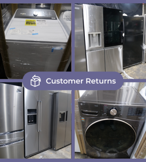 #908 Liquidation Half Truckload of 25 Customer Return Kitchen and Laundry Appliances South Carolina