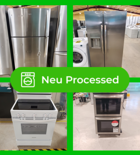 #1568 Liquidation Half Truckload of 30 Neu Processed Appliances in Texas