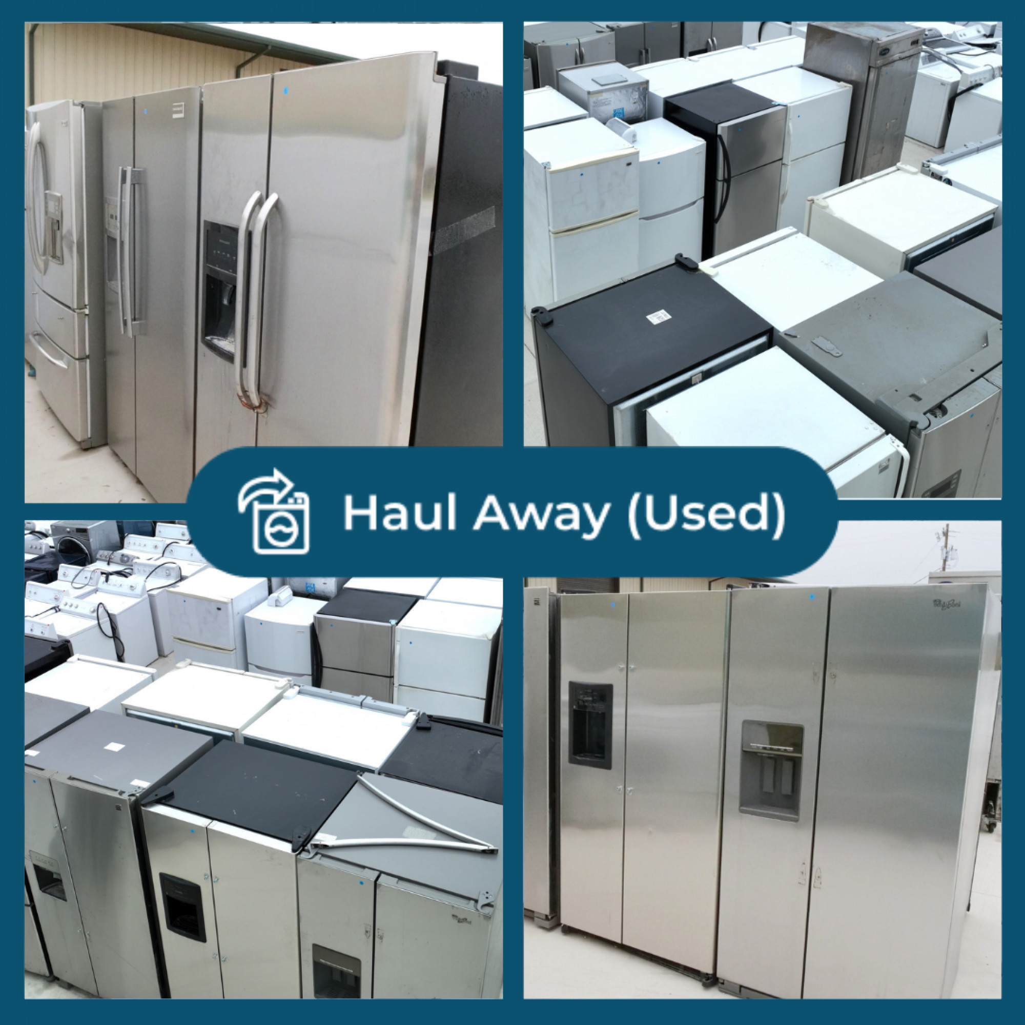 1172 Liquidation Half Truckload of 30 Haul Aways (Used) Appliances in