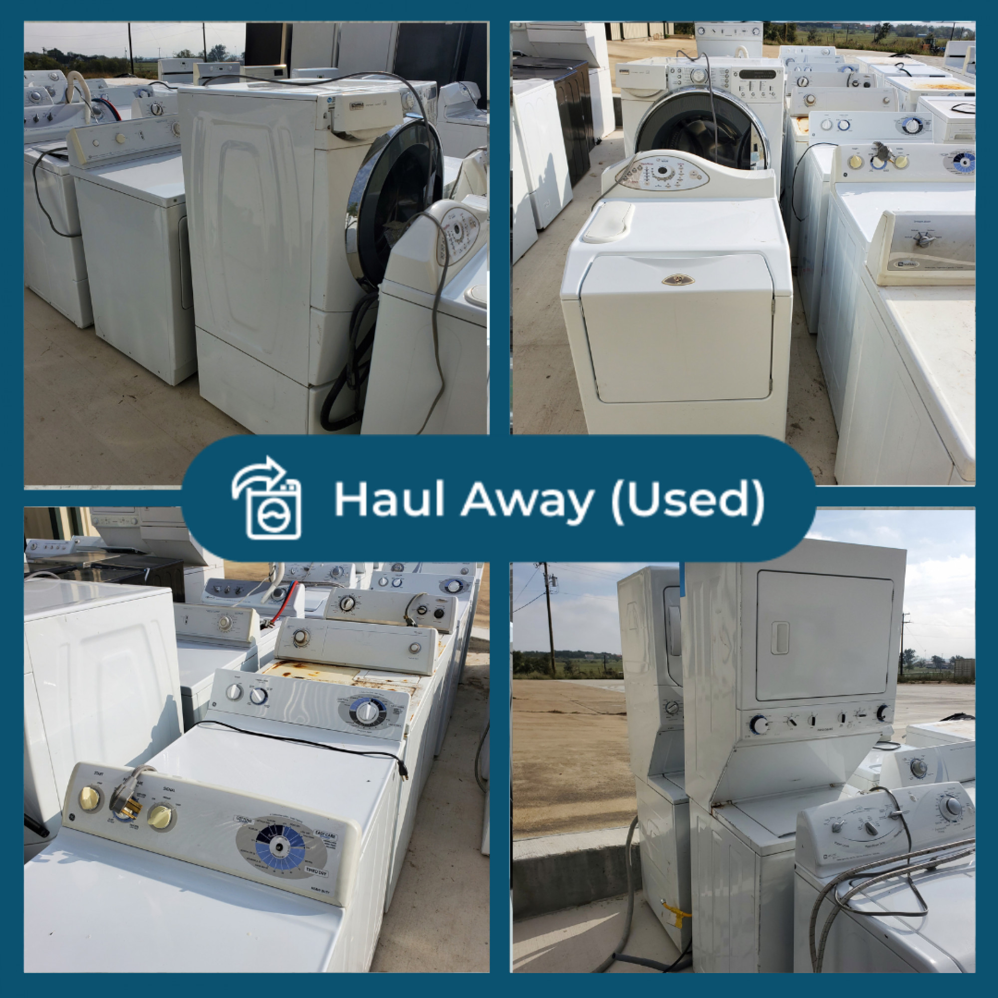 1203 Liquidation Half Truckload of 19 Haul Aways (Used) Appliances in